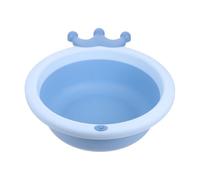 Yardwe Bacinella Pieghevole Vasca da Bagno Portatile per Ragazzo Ragazza in Plastica Blu Leggera e Compatta per Lavaggio Mani e Piedi, per Uso Esterno