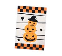 Yardwe Bandiera di lino impermeabile halloween hallowen funlicht decorazioni adorn bandiere stirare pumpkin Decorazione zucche bandiera del giardino bandiera da giardino stampata stoffa