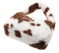 Yardwe Borsa a Tracolla Peluche Marrone Piccola per Donna Stile Vintage | Poliestere, Design Semplice ed Elegante, Leggera e Portatile, Capienza Ampia per Viaggi e Weekend