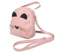 Yardwe Borsa Tracolla Gatto per Bambine in PU Leggero Piccola e Versatile Spalla o Mano Resistente all Acqua Adatta Ragazze e Bimba Principessa