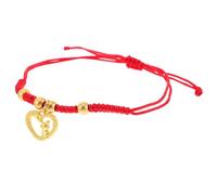 Yardwe Bracciale Filo Rosso Regolabile Anno Serpente Zodiaco Cinese con Ciondolo Coniglio Portafortuna per Capodanno e Regalo Amicizia Design Versatile per Donna e Bambina