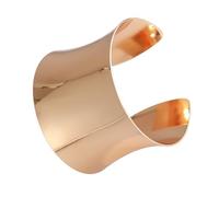 Yardwe Bracciale Rigido Aperto in Metallo con Incisioni Larghe Stile Punk Unisex Elegante e Versatile per Donna e Uomo