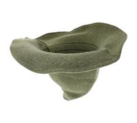 Yardwe Cappello da Strega di Halloween Verde in Lana Conica e Ampio Bordo, Comodo e Traspirante per Feste di Halloween e Party Medievali