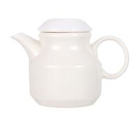 Yardwe Caraffa per Condimenti in Ceramica Bianca Manici Ergonomici e Coperchio, Contenitore per Salse per Picnic e Feste