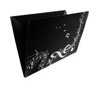 Yardwe Cartellina Portaspartiti Multifunzionale Nero Organizer Espandibile per Spartiti Musicali Adatta per Musicisti e Studenti Include Pagine per Composizioni Pianistiche e Staffa