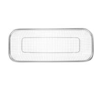 Yardwe Cestello Scolapiatti in Acciaio Inox Rettangolare Fori Grandi, Colino per Lavare Frutta e Verdura, Filtro per Alimenti Resistente e Superficie Liscia, Utensile da Cucina