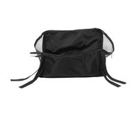 Yardwe cestino per passeggino Cesto di stoccaggio borsa piccolo Gancio organizer inferiore per pannolini nel passeggino portaoggetti inferiore del passeggino Panno Oxford Nero