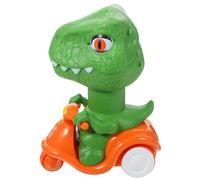 Yardwe che giocano motocarriola giocattoli cars brainer toys di auto da festa giocattolo per auto dinosauro premi e poi vai sul giocattolo del dinosauro plastica Green