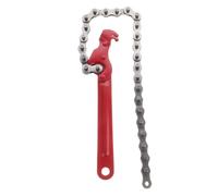 Yardwe Chiave Catena per Filtri Olio Chiave Regolabile in Acciaio Resistente alla Ruggine Strumento Pesante per Manutenzione e Sostituzione Filtri Macchina