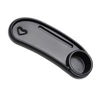Yardwe Child snack vassoio per passeggino tazza vassoio cibo per passeggino spuntino carrozzina portabicchieri universale vassoio Walker con portabicchieri plastica Nero