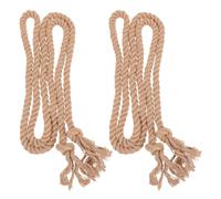 Yardwe Cintura da Vita Vintage in Iuta Intrecciata Stile Gotico Set 2 Pezzi Regolabile con Corda Decorativa per Uomo e Donna Accessorio Cosplay e Cintura di Ricambio per Pantaloni