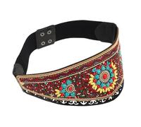 Yardwe Cintura Larga in Pietre Turchesi Boho con Catena Regolabile per Donna Fascia Vita Decorativa per Danza Festival Abiti e Fotografia