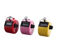 Yardwe Contatore Meccanico Manuale da 3 Contapassi di Precisione Portatile Contaimpulsi a 4 Gadget Sportivo e per Fitness e attività All'aperto