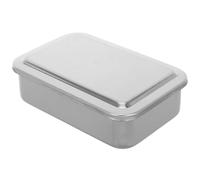 Yardwe Contenitore con Coperchio Integrato, Impilabile e Antiscivolo Sterilizzatore in Acciaio Inossidabile per Strumenti Odontotecnici in Clinica o Centri Forniture