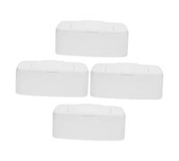 Yardwe Contenitore Portatile per Salviettine Umidificate 4 Pezzi con Coperchio Ermetico in Pp Multiuso per Soggiorno e Scrivania Ufficio Design Antiscivolo