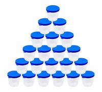 Yardwe Contenitori per Campioni di Urine e Feci da 40 Ml, 100 Pezzi, Resistenti Agli Acidi, Chiusura Ermetica, per Uso Laboratoristico e Raccolta Campioni