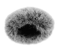 Yardwe Copertura in Pelliccia Antivento Per Microfono Protezione Anti-pop Schermo Antivento Per Esterni Accessorio Per Microfono Blocca Rumore Ambientale