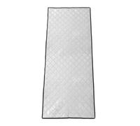 Yardwe Copertura per Congelatore da Esterno Alluminato Protezione UV e Dimensioni Regolabili, per Congelatori a Pozzetto nei Supermercati
