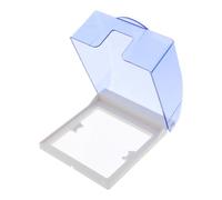 Yardwe Copertura per Punto di Collegamento da Parete 1 Modulo in Plastica Blu Protezione Facile da Installare per Sicurezza Domestica