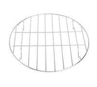 Yardwe Cremagliera Griglia Tonda Griglia Griglia in Acciaio Inox Griglia di Cottura Teglia Griglia di Raffreddamento per Costolette Biscotto Cosce di Pollo Gambe (25 Cm)