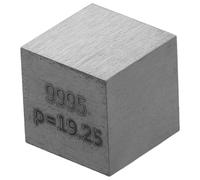 Yardwe Cubo di Metallo da 10 Mm per Insegnamento Scientifico, Sperimentazione e Istruzione Scolastica, Elemento Chimico per Studenti e Laboratori Educativi
