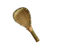 Yardwe Cucchiaio Scolapasta in Bamboo Resistente al Calore e Facile da Pulire, Utensile da Cucina per Casa e Ristorante, Colore Verde, Dimensione S