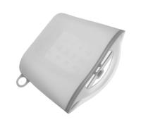 Yardwe Custodia in Silicone Copertura Per Microonde Per Alimenti Borsa Sacche Di Drogheria Buste Fumante Sacchi a Vapore Per Microonde Cucinando Cibo Grigio Silicone Alimentare