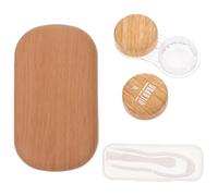 Yardwe Custodia per Lenti a Contatto Portatile Anello Anti-Perdite Scatola per Kit Occhi Specchio Interno e Vano Separato per Clip e Ventosa Leggera e Compatta per Viaggi