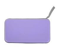 Yardwe Custodia Rigida in Plastica per Dischi CD e Dvd | Organizzatore Compatto e Portatile, Design Moderno Minimalista, Uso Casa e Viaggio, Colore Viola