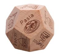 Yardwe Dadi di Legno per la Decisione del Cibo Cubo delle Decisioni per la Cena Dadi Divertenti per Feste e Appuntamenti Regalo Creativo per Anniversari e Compleanni