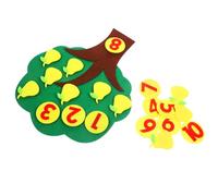Yardwe Educativo Frutta in Non Giocattolo Cognitivo Digitale per età Prescolare Apprendimento Numerico e Abbinamento Numeri Design Portatile e Sicuro