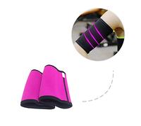 Yardwe Fasce Elastiche per Braccia Assorbenti Sudore Traspiranti e Antiscivolo per Fitness Corsa e Esercizio Copertura Superiore Braccio Ultra Sottile e Flessibile Confezione Rosa