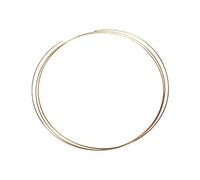 Yardwe Filo Per Tasti Chitarra in Ottone Dorato 1,5 Mm x 2,4 m Da 8 Piedi, Resistente Per Mandolino, Banjo e Chitarra Cigar Box, Accessorio Luthier Per Strumenti a Corda