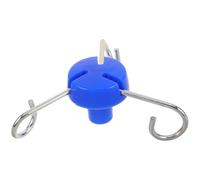 Yardwe Gancio per Supporto Flebo Verticale Rimovibile, Accessorio per Asta Infusione 3 Ganci, Robusto e Portatile per Uso Ospedaliero e Clinico
