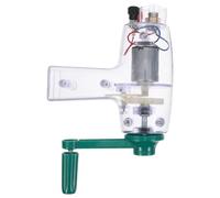 Yardwe Generatore Manuale a Manovella Elettrico Portatile per Esperimenti Scientifici Mini Generatore Fai da Te Compatto per Educazione Energetica e Apprendimento Pratico