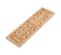 Yardwe Giocattolo Di Intelligenza Mancala in Bambù Per Ragazzo Ragazza, Gioco Educativo Per Allenamento Logico Superficie Liscia, Gioco Di Strategia Portatile Per Sviluppo Cognitivo e Intrattenimento