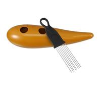 Yardwe Giocattolo Musicale Per Ragazzo Ragazza Guiro Con Raschietto Strumento Percussioni in Metallo e Plastica Capacità Musicali e Coordinazione Occhio-mano