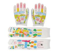 Yardwe Guanti Massaggiatori per Agopressione Strumenti per Riflessologia Manuale Guanti da Massaggio Elastici Riutilizzabili per Massaggiarsi le Mani Piedi