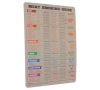 Yardwe Guida per Temperature Della Carne Tabella Bbq per Affumicare e Facile Consultazione e Frigorifero