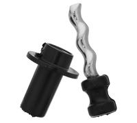 Yardwe Heavy Duty Screw Pump Rod, Underwater Pump Screw Rod, Acciaio e Gomma, 1 Pezzo, per Sistemi di Irrigazione Agricola e Ambienti Sommersi, Compatibilità Filettata