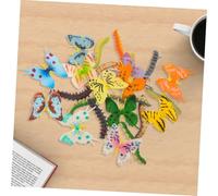 Yardwe Insetti Giocattolo Educativi per Modelli Plastica Farfalle e Bruchi Realistici Figurine Miniatura per Apprendimento Prescolare e Giochi Immaginativi