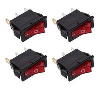 Yardwe Interruttore Levetta per Pentola Elettrica, 4 Pezzi, Materiale Plastico e Rame, Facile Installazione, per Fornetti Elettrici e Uso Gravoso