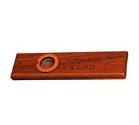 Yardwe Kazoo Legno Vintage per Principianti e Adulti Strumento Musicale Compagno per Chitarra e Ukulele Facile da Usare e Leggero per Età e Festive