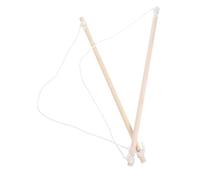 Yardwe Kit 2 Pali in Legno Per Bandiere Da Giardino 40 Cm Supporto Per Asta Per Striscioni Esterni Porta Bandiere Da Parete Facile Da Installare Fino a 36 Cm Di Larghezza