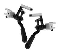 Yardwe Leva Freno in Lega di Alluminio 2 Pezzi per Sedia a Rotelle Elettrica 25mm Bloccaggio Meccanico, Accessori di Ricambio per Freni e Maniglia Ergonomica Adatta a Sedie da Trasporto