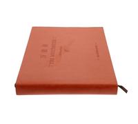 Yardwe Libro Contabile Portatile, Manuale di Contabilità Versatile Cartaceo, Formato Orizzontale Marrone 320 Pagine, per Studenti, Viaggiatori e Professionisti