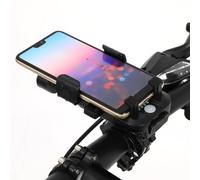 Yardwe Luce Bici a Funzioni Doppio LED, Ricaricabile USB | Anteriore e Posteriore, Supporto Telefono, Clacson ad Alto Volume, Power Bank da 4000 Mah, Nero Abs