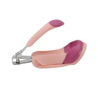 Yardwe Manicure Ragazzo Tagliaunghie Rosa Pinzette e Forbici Kit Unghie Ragazzo in Acciaio Inossidabile e Plastica