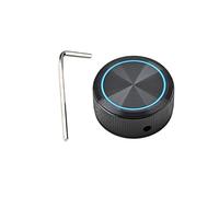 Yardwe Manopola Per Chitarra Basso Potenziometro Controllo Elettronico Rotante Alluminio Sicuro Affidabile Durevole Adattatore o Inferiore Applicazione Semplice Chiave Inclusa Diy