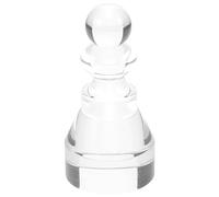 Yardwe Marcatori di Poker Acrilico Trasparente 3.15X1.57 Pollice Stabile Marcatore Di Gioco Per Poker E Roulette Puntatore di vincita Accessori Ruota